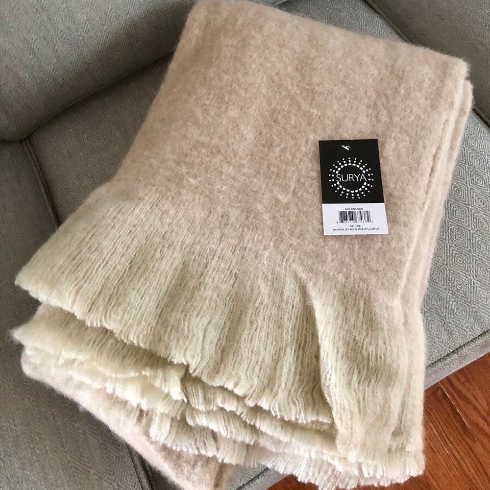New! Surya throw blanket